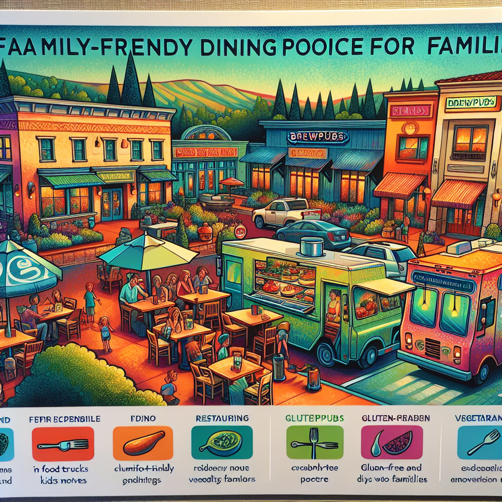 Discover Bend’s family-friendly dining: A world of flavors catering to all tastes and dietary needs.