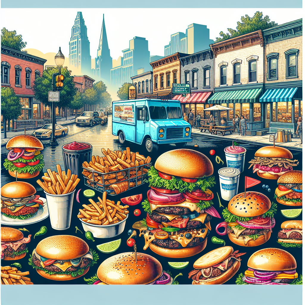 The Westside Wonder: A journey through the variety of burgers, from street eats to gourmet treats.