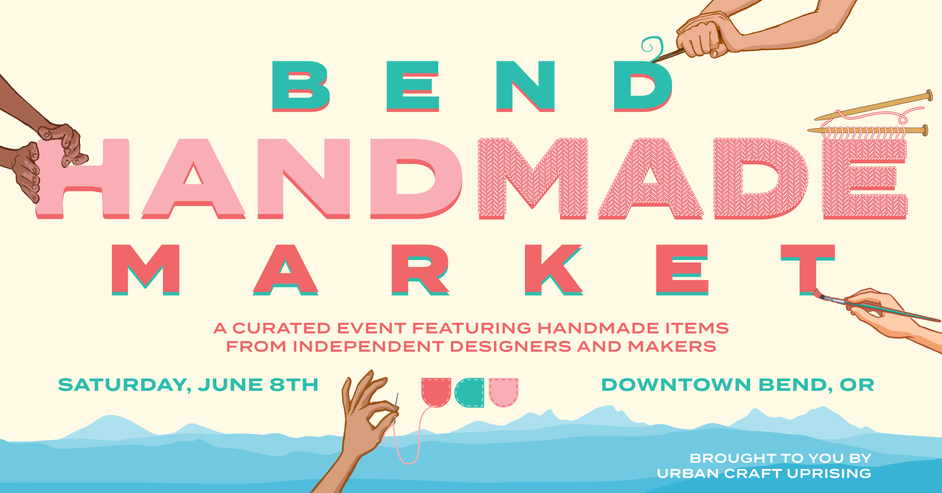 An array of handcrafted goods at the Bend Handmade Market, highlighting the creativity of the Pacific Northwest's artisans.