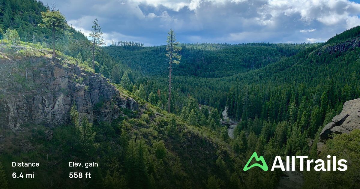 The majestic Tumalo Falls as seen on the Tumalo Creek Trail, a must-visit for adventurers in Bend.