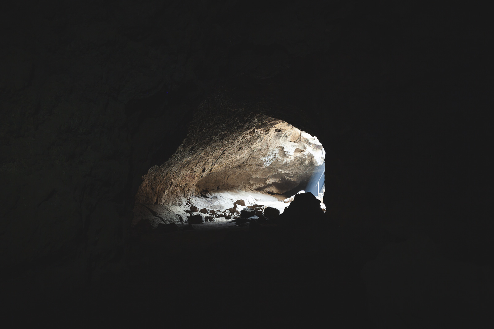 Inside the Lava River Cave: A glimpse into Bend's underground adventures.